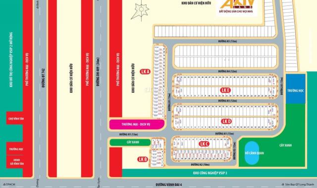 Bán đất sổ đỏ cạnh VSIP 2, chỉ 710 triệu