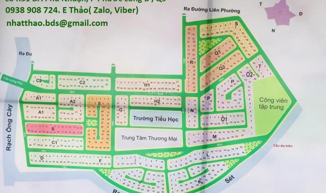 Giá rẻ nhất dự án Phú Nhuận, Liên Phường, P Phước Long B, đường 20m, 0938908724