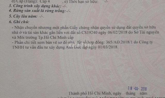 Đất thổ cư Phạm Đăng Giảng hẻm nhựa 6m, DT 4.1x12.3m, giá 3.35 tỷ