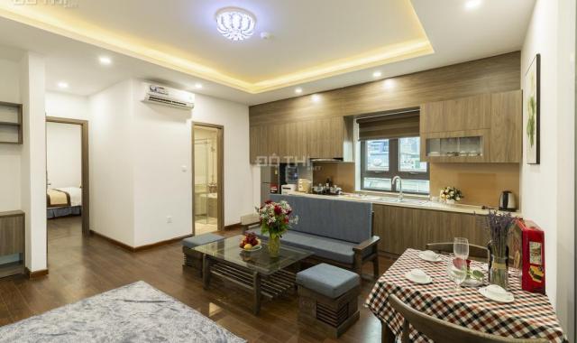 Cho thuê căn hộ dịch vụ 50m2 tiêu chuẩn 5 sao tại Trần Thái Tông, Cầu Giấy