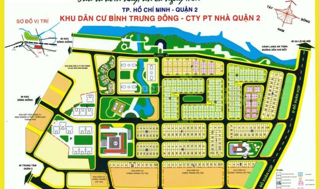 Bán đất Bình Trưng Đông, khu Đông Thủ Thiêm, gần chợ Tân Lập, nền số 19 (120m2), 69 tr/m2 chính chủ