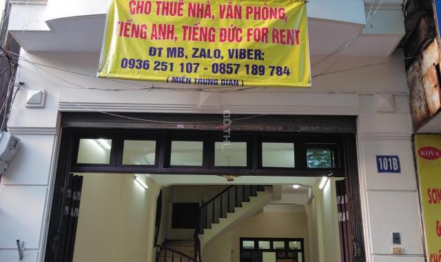 Cho thuê nhà mặt phố 101B Nguyễn Khuyến, Đống Đa, Hà Nội, có thể thuê từng phần.