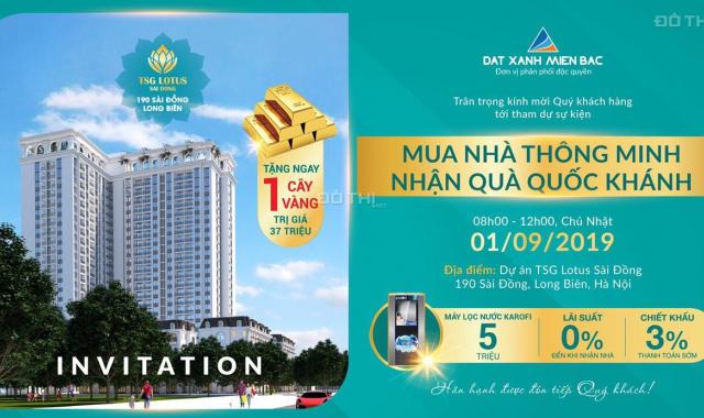 Căn hộ cao cấp sang trọng tại Q. Long Biên, TSG Lotus Sài Đồng căn hộ đẳng cấp 5 sao, 0966335968