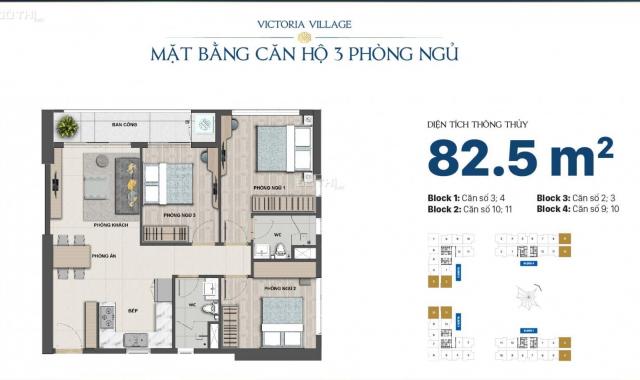 Cần bán lại căn hộ Victoria Village ngay UBND Q2, góp 1%/tháng không lãi suất