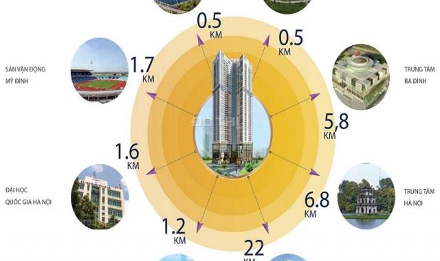Bán căn hộ chung cư tại dự án Golden Park Tower, Cầu Giấy, Hà Nội, DT 100.1m2, giá 42 triệu/m2