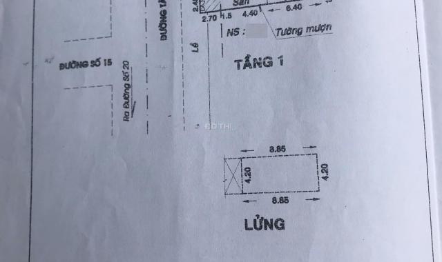 Bán nhà mặt tiền đường Tân Hương, Q. Tân Phú ngay chợ, không lỗi. 6x14m, giá 15,2 tỷ TL