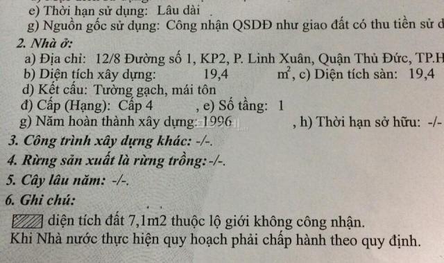 Bán nhà giá rẻ khu vực Thủ Đức, giá 1 tỷ 380 triệu