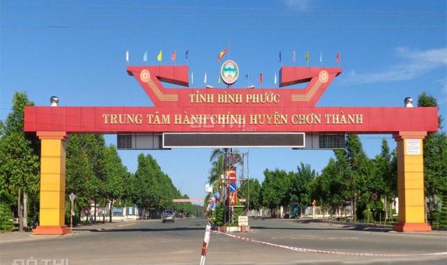 Đất gần TTHC huyện Chơn Thành, lòng đường 15m, lộ giới 32m, đối diện Vincom Chơn Thành. Giá 450tr
