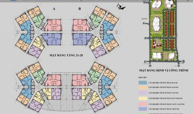 Vào tên trực tiếp chủ đầu tư căn hộ 114m2, 3 phòng ngủ. 12 tr/m2