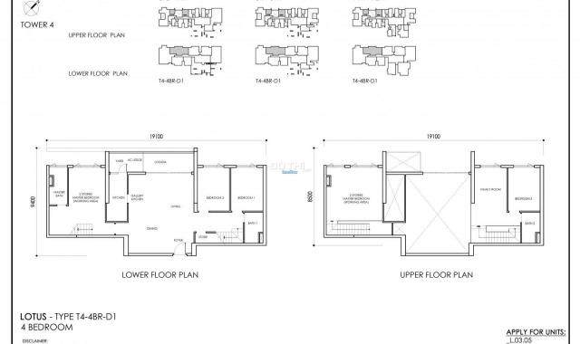 Bán căn hộ Duplex 4, 5 phòng ngủ Vista Verde, Capitaland Quận 2. LH: 0933520896