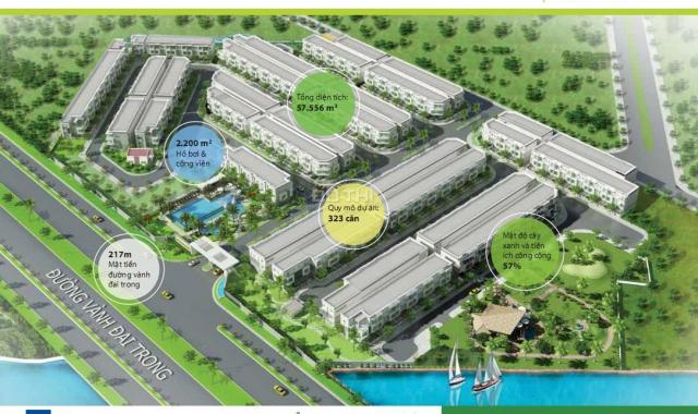 Bán nhà phố Mega Village Khang Điền Quận 9 view trực diện hồ bơi, sổ đỏ riêng. Ngân hàng hỗ trợ 70%