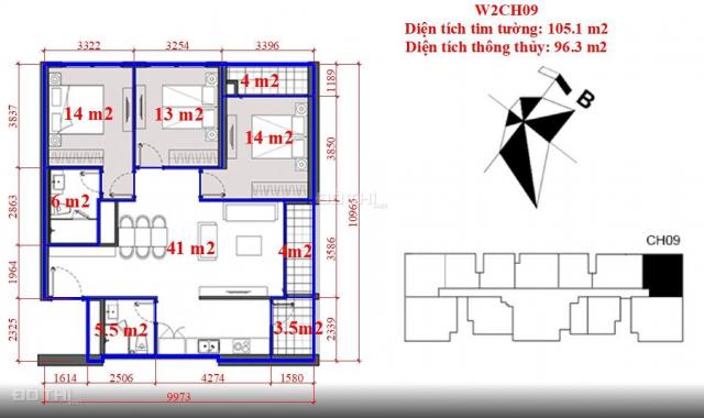 Chính chủ cần tiền bán lại căn hộ 3PN tòa W2 Vinhomes West Point Phạm Hùng. LH: 0943639791