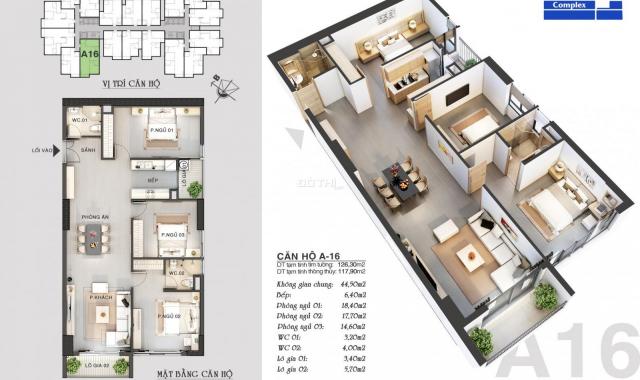 Thanh Xuân Complex - Đóng 50% nhận nhà ở luôn, CK trực tiếp 1 triệu/m2. LH 0969653277