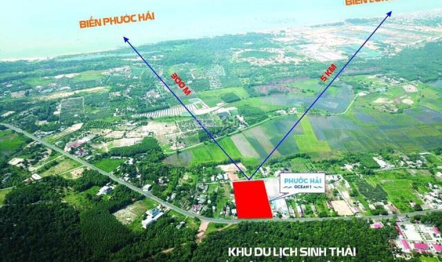 Bán đất nền dự án Phước Hải Ocean 1, gần sân bay Lộc An, gần biển, 360tr(30%) nhận nền ký HĐ