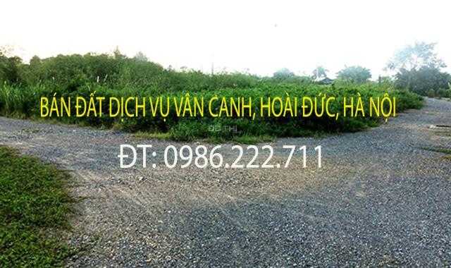 Cần bán gấp 170m2 đất dịch vụ (khu 4,5ha), xã Vân Canh, Hoài Đức, Hà Nội. LH: 0986222711