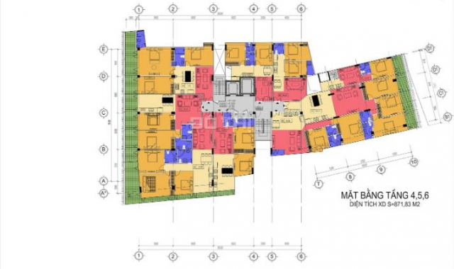 Dự án Núi Trúc Square, Ba Đình, Hà Nội diện tích 69m2, chỉ với giá hơn 40 triệu/m2