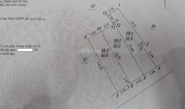 Bán đất Thạch Bàn giá rẻ hướng Đông Nam ngõ ô tô, DT 55m2, giá 38 tr/m2