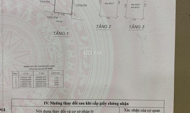 Bán nhà mới xây hẻm 45 Nguyên Hồng, Bình Thạnh, 3PN, 3 toilet