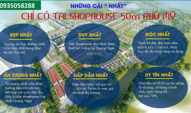 Siêu phẩm shophouse 50m - Dự án khu đô thị Phú Mỹ Quảng Ngãi