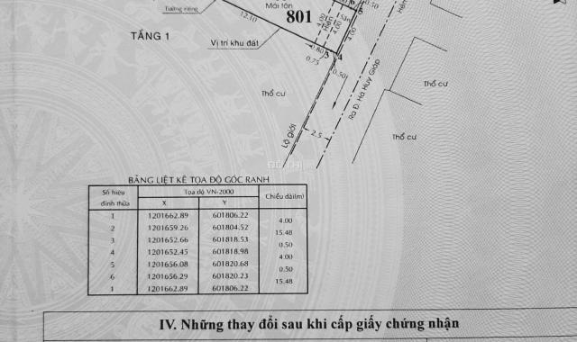 Bán nhà Thạnh Lộc 16, P. Thạnh Lộc, Q12. DT 64m2, SH riêng, HXH, giá 2,76 tỷ