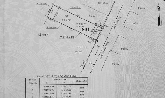 Bán nhà Thạnh Lộc 16, P. Thạnh Lộc, Q12. DT 64m2, SH riêng, HXH, giá 2,76 tỷ