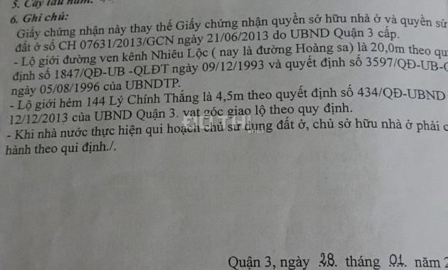 Cần tiền bán lô đất đẹp KDC đông đúc mặt tiền đường Hoàng Sa - Phường 7 - Quận 3