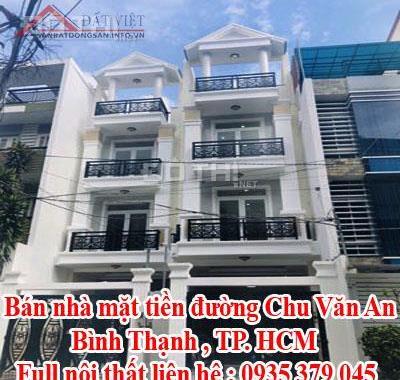 Bán nhà mặt tiền đường Chu Văn An, Bình Thạnh, TP. HCM