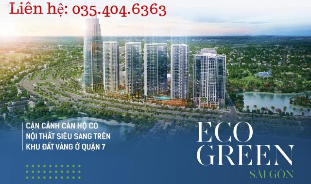 Bán căn hộ chung cư Eco Green Sài Gòn, Quận 7, Hồ Chí Minh, diện tích 72m2, giá 3.5 tỷ