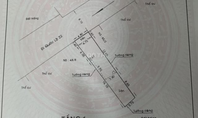 Nhà mặt tiền Đồng Tâm, xã Trung Chánh, Hóc Môn. Giá chỉ 3,7 tỷ TL