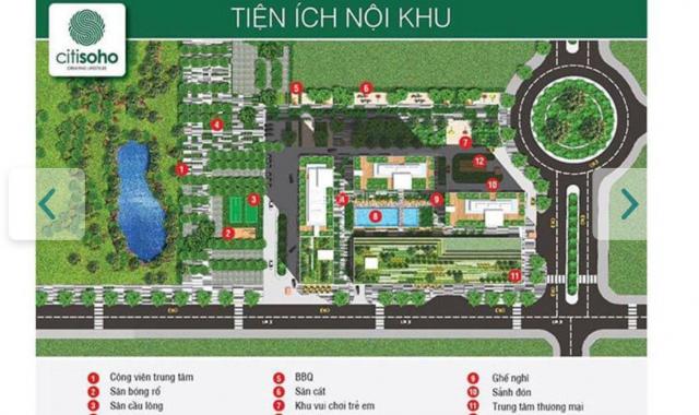 Chính chủ bán căn hộ chung cư tại dự án Citi Soho, Quận 2, diện tích: 60m2, giá: 1,7 tỷ