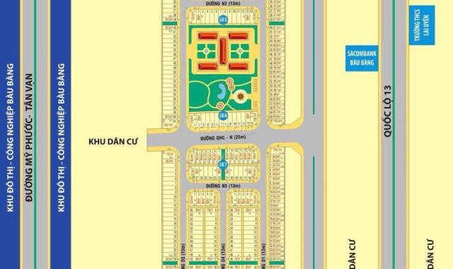 Mở bán dự án mới ngay trung tâm huyện Bàu Bàng, giá gốc từ chủ đầu tư, chiết khấu 5 chỉ vàng