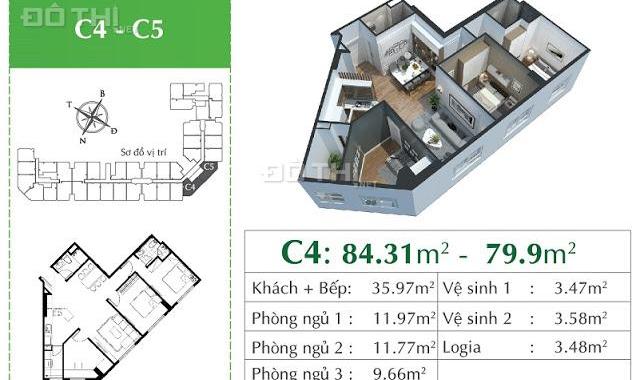 Căn hộ cao cấp Eco City Việt Hưng 2PN, full nội thất, giá 1,7 tỷ, CK 11% giá bán, 09345 989 36
