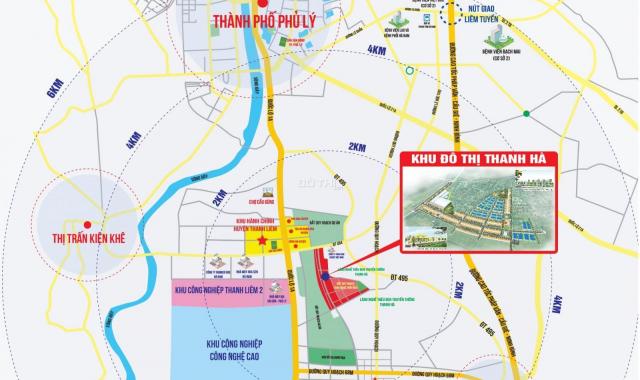 Mở bán đất nền đầu tư KĐT Thanh Hà, Hà Nam
