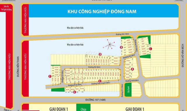 Bán đất nền dự án tại Xã Tân Thạnh Đông, Củ Chi, Hồ Chí Minh diện tích 80-120m2 giá TT 450 triệu