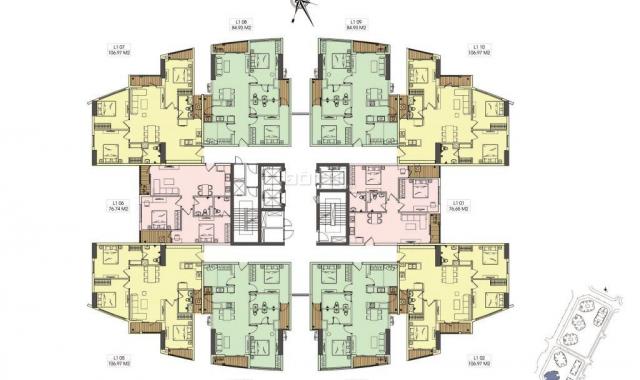 Căn hộ hạng sang Long Biên 1.5 tỷ, Hòa Bình xây, BRG Group phát triển, West Green Canada thiết kế