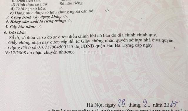 Chính chủ cần bán nhà đẹp, giá rẻ tại KTT A8 Đầm Trấu, Q. HBT, Hà Nội