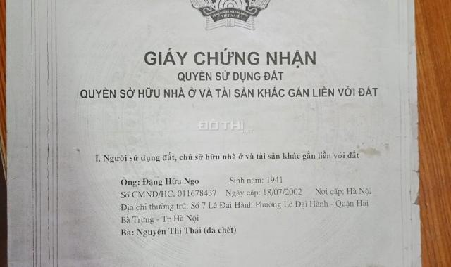 Bán nhà mặt phố Trần Khát Chân, Thanh Lương, Hai Bà Trưng, Hà Nội 47m2, 5,4 tỷ TL