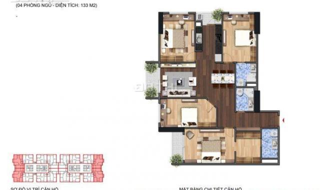 Cần bán căn hộ Lạc Hồng Lotus 2 - N01T1 Ngoại Giao Đoàn BC hướng Đông Nam DT 133m2. Giá tốt