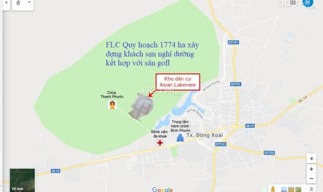 9 suất nội bộ đất nền sổ đỏ Asian Lake View trung tâm TP Đồng Xoài, giá 499tr/150m2, CK3% - 9%/lô