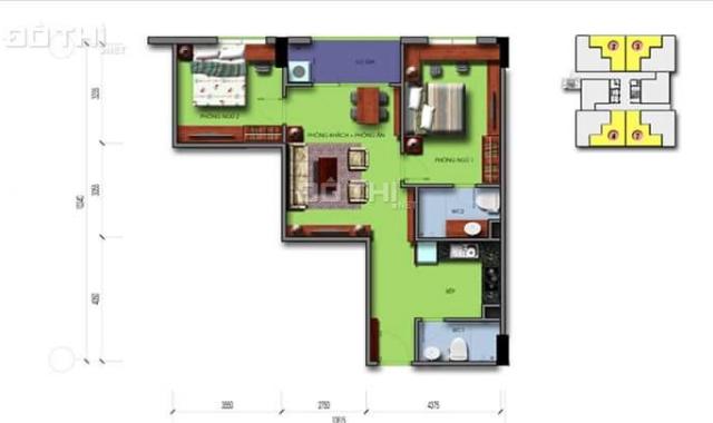 Bán căn hộ chung cư tại dự án chung cư NO-08 Giang Biên, Long Biên, Hà Nội DT 65m2, giá 22,5tr/m2