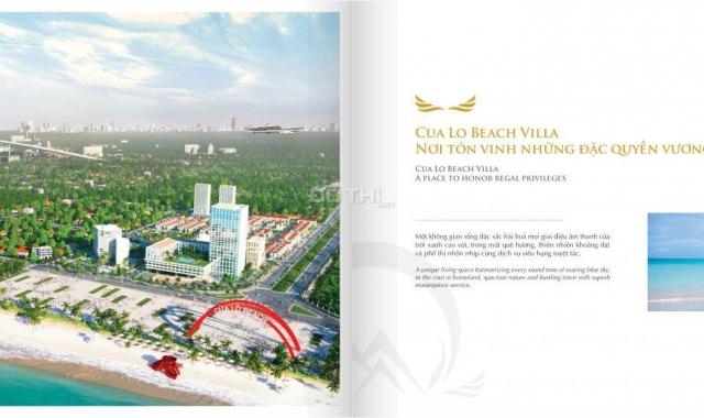 Bán nhà biệt thự, liền kề tại dự án Cửa Lò Beach Villa, Cửa Lò, Nghệ An, dt 174m2, giá 18 tr/m2
