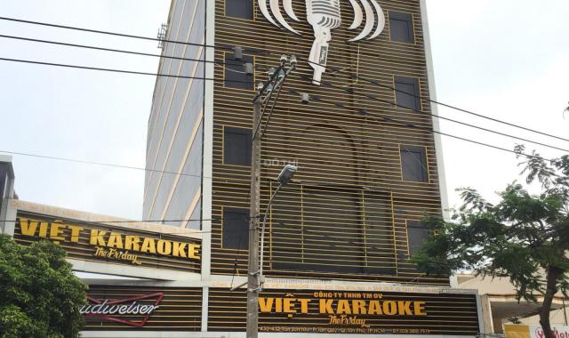 Bán tòa nhà Karaoke Friday mặt tiền Tân Sơn Nhì, 10x35m, trệt, lửng 6 lầu ST. Đang thuê 300 tr/th