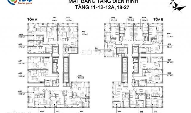 Cần bán 2 căn hộ chung cư tháp Thiên Niên Kỷ (TSQ). Vị trí đối diện bưu điện Hà Đông