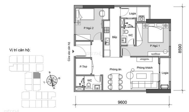 Bán căn hộ chung cư tại dự án Florence Mỹ Đình, Nam Từ Liêm, 85m2, giá 2.8 tỷ