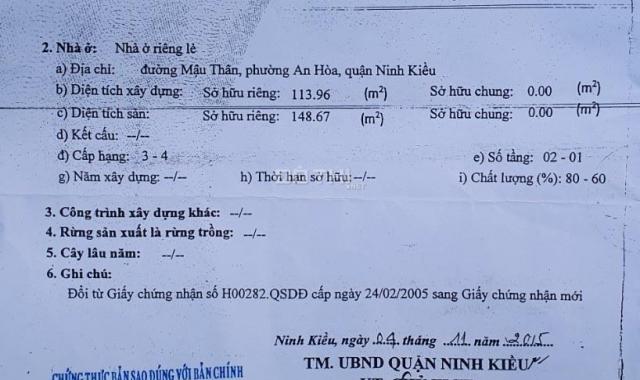 Bán 10 phòng trọ hẻm 311 - Nguyễn Văn Cừ - phường An Hòa quận Ninh Kiều - TPCT