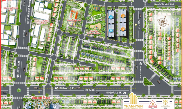 Căn hộ chung cư Thạnh Tân Apartment - Ngay Vincom Plaza Dĩ An chỉ 890 triệu / căn