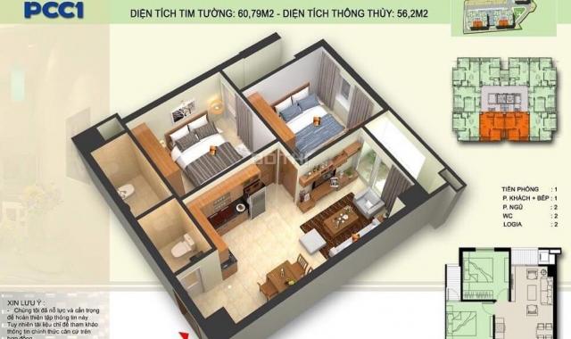 Hot, bán chung cư PCC1 Phú Lương, Hà Đông chỉ từ 16 tr/m2