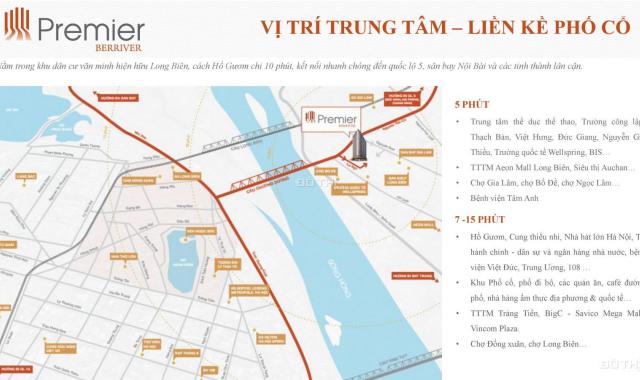 Berriver Premier: Chỉ 10% ký HĐMB, hỗ trợ trả góp 35 năm, ân hạn gốc + LS 0% 1 năm + CK 2,5%