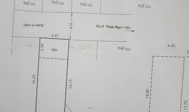 Bán nhà riêng tại đường Thoại Ngọc Hầu, Phường Phú Thạnh, Tân Phú, HCM, DT 70m2, giá 5,2 tỷ