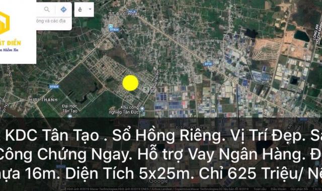 Khu tái định cư quận Bình Tân, 625 triệu/nền, sổ hồng riêng, sang ngay, LH: 0931332928